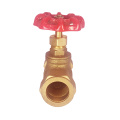 Lead Free Rough Iron Red Handwheel Brass Flow Stop Valve